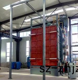 Q3730弔鉤式抛(pao)丸機使用現場(chang)