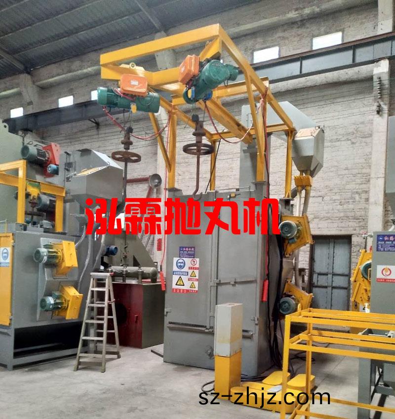 Q378單(dan)弔(diao)鉤式(shi)抛(pao)丸機，抛(pao)丸清(qing)理機